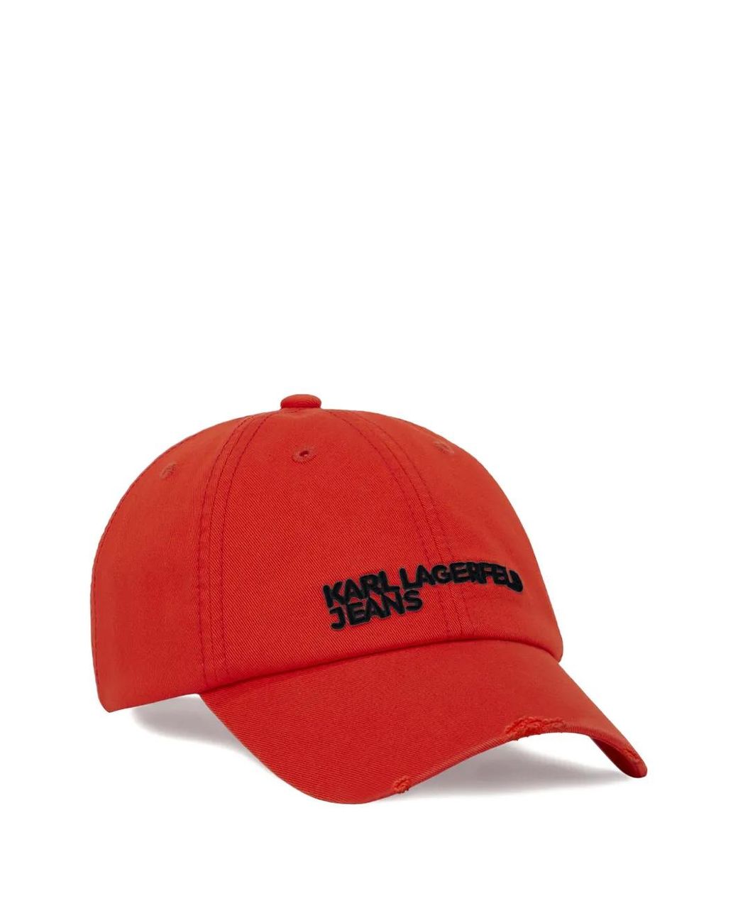 Cappello Da Baseball Con Logo di Karl Lagerfeld in Red da Uomo