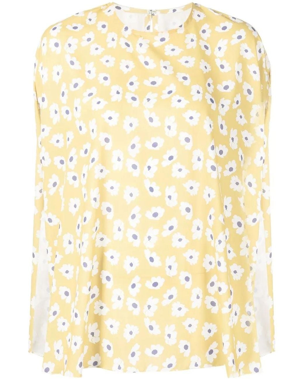 Bambah Natural Daisy-Print Tunic Top