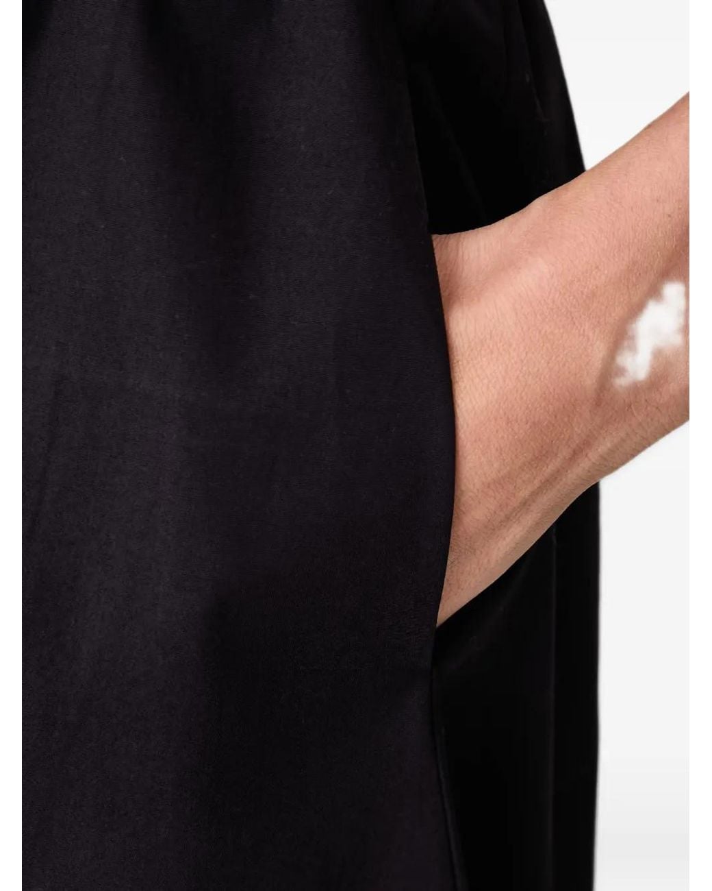 Marc O' Polo Blue Ruffled-Detail Sleeveless Midi Dress
