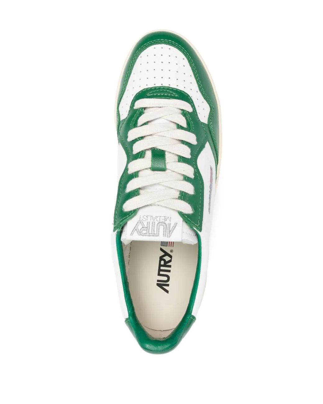 Autry Green Medalist Platform Sneakers