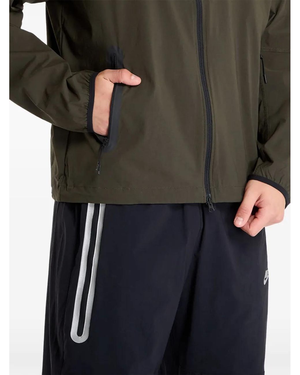 Nike Gray Zip-Up Jacket for men