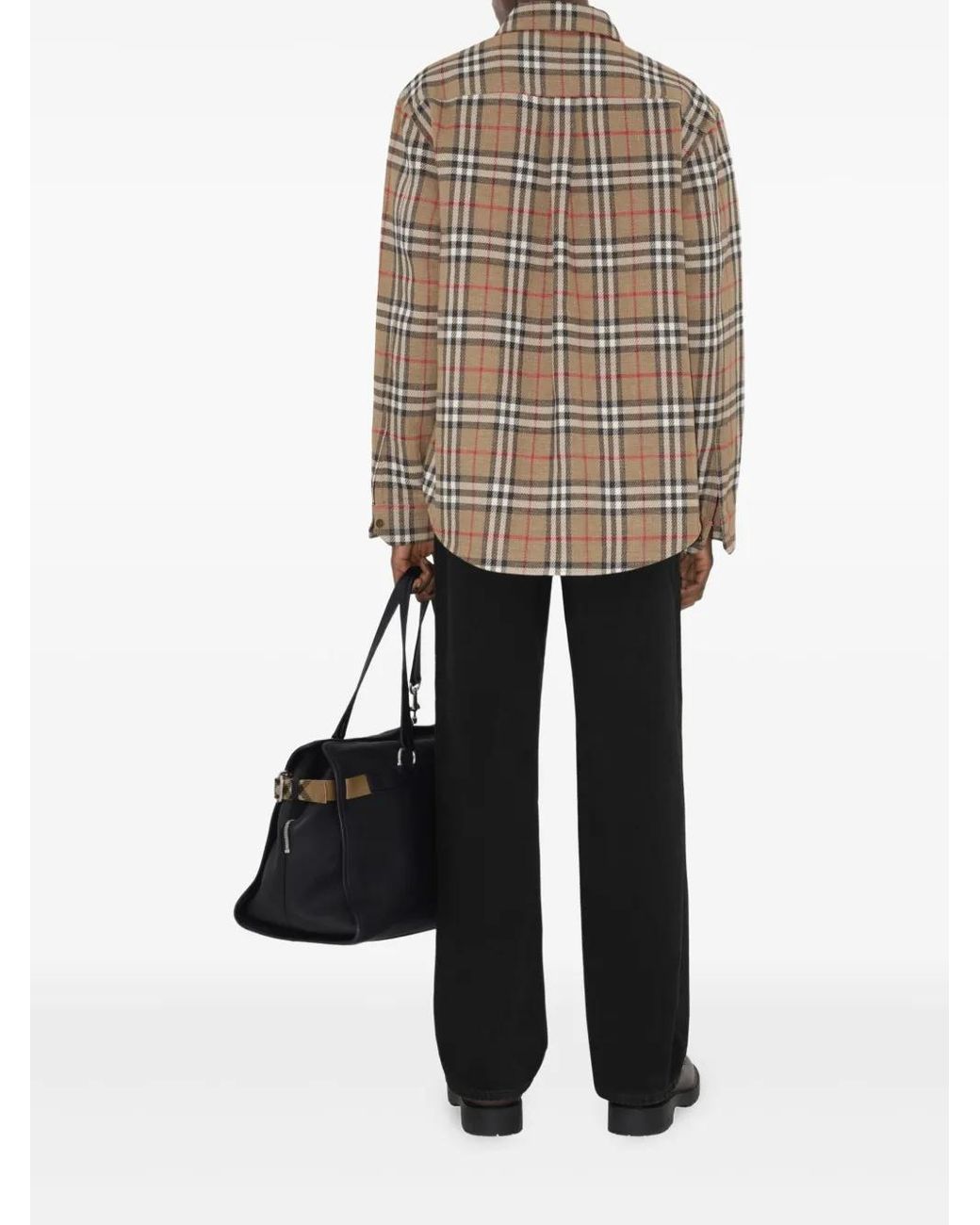Burberry Multicolor Front Button Shirt for men