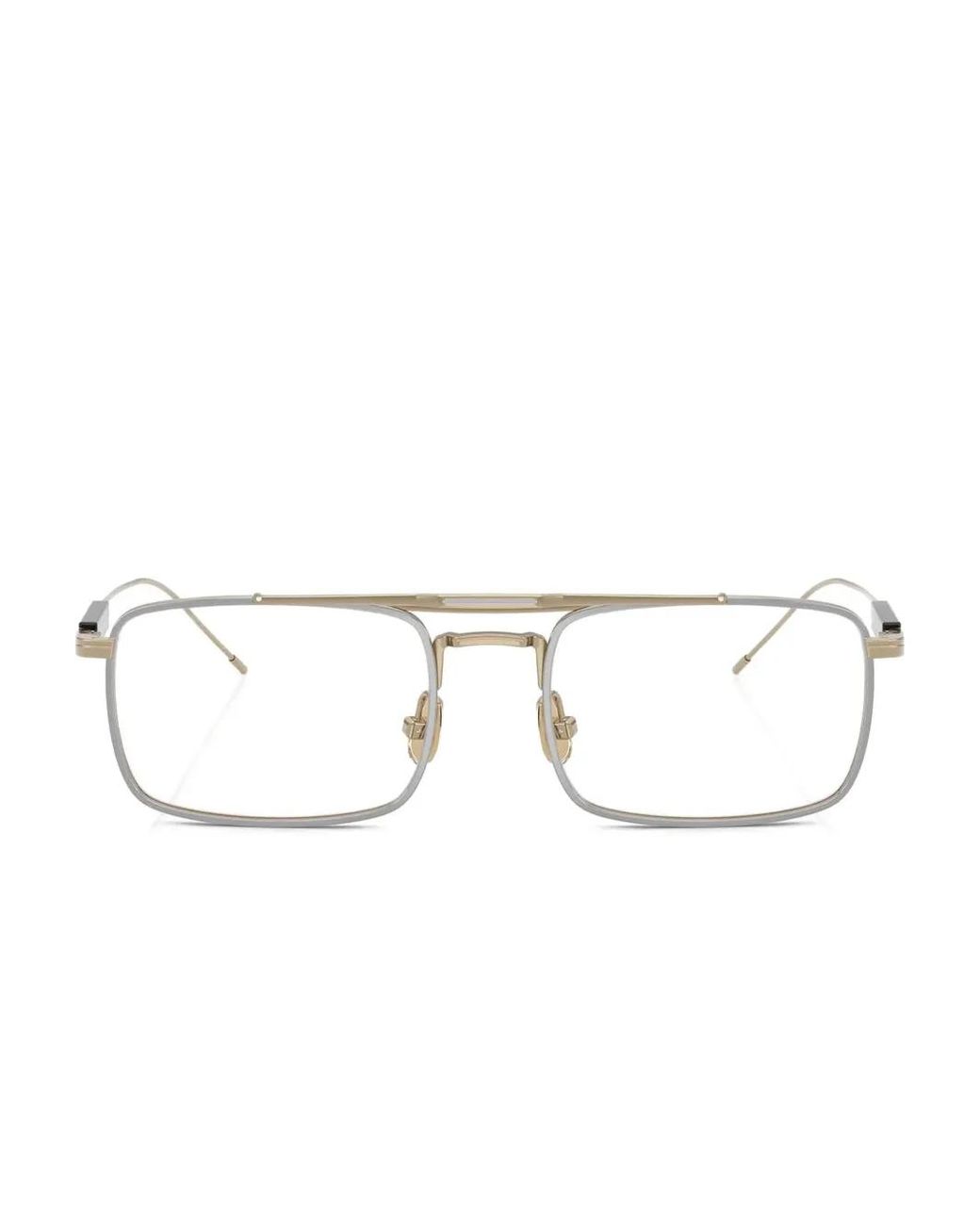 Brunello Cucinelli Multicolor Brille Mit Eckigem Gestell