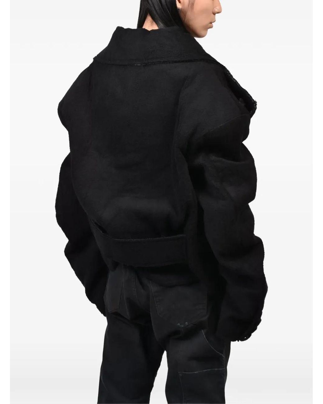 Chaquetón Oversize Corto GREG ROSS de hombre de color Black