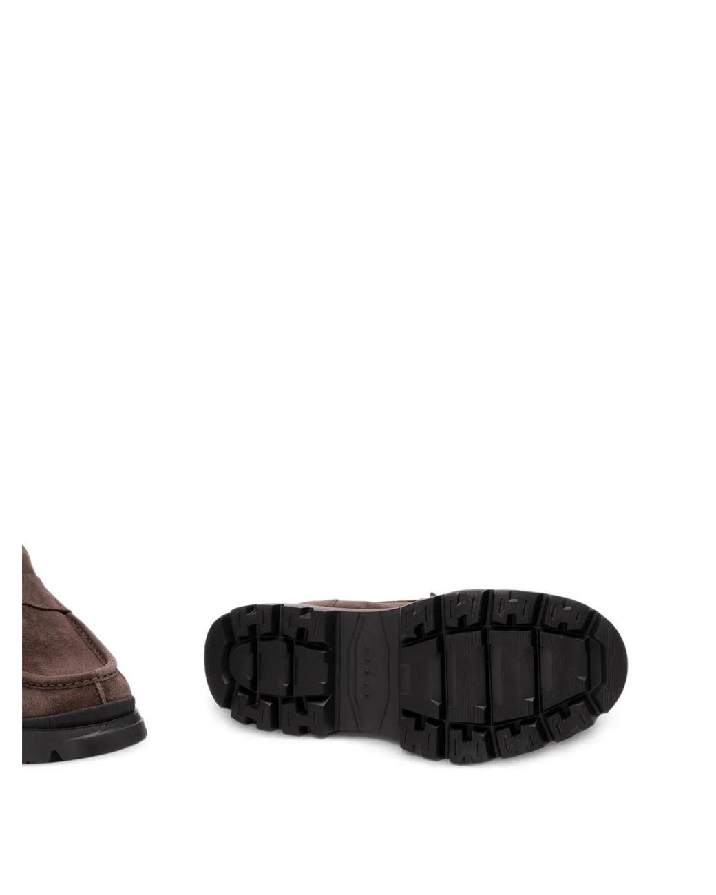 Hogan Brown Suede Loafers for men