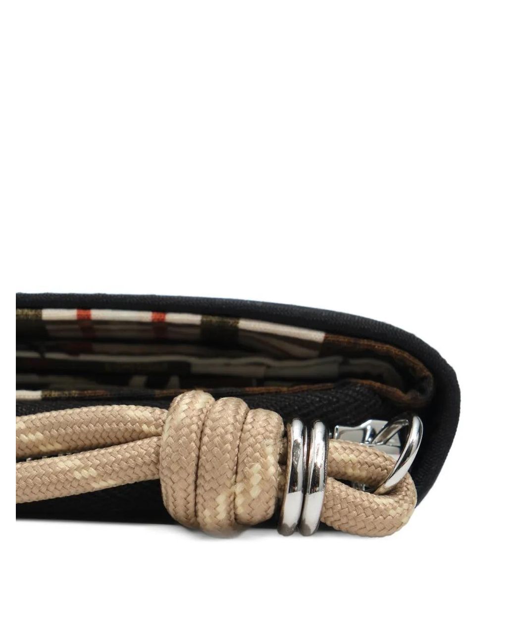 Bimba Y Lola Black Nylon Flap Purse