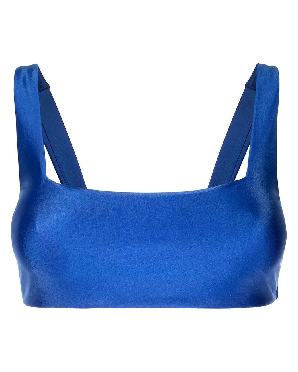 Duskii Blue Jackie Square-Neck Bikini Top