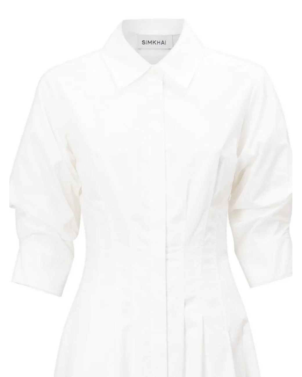 Jonathan Simkhai White Jazz Shirt Dress