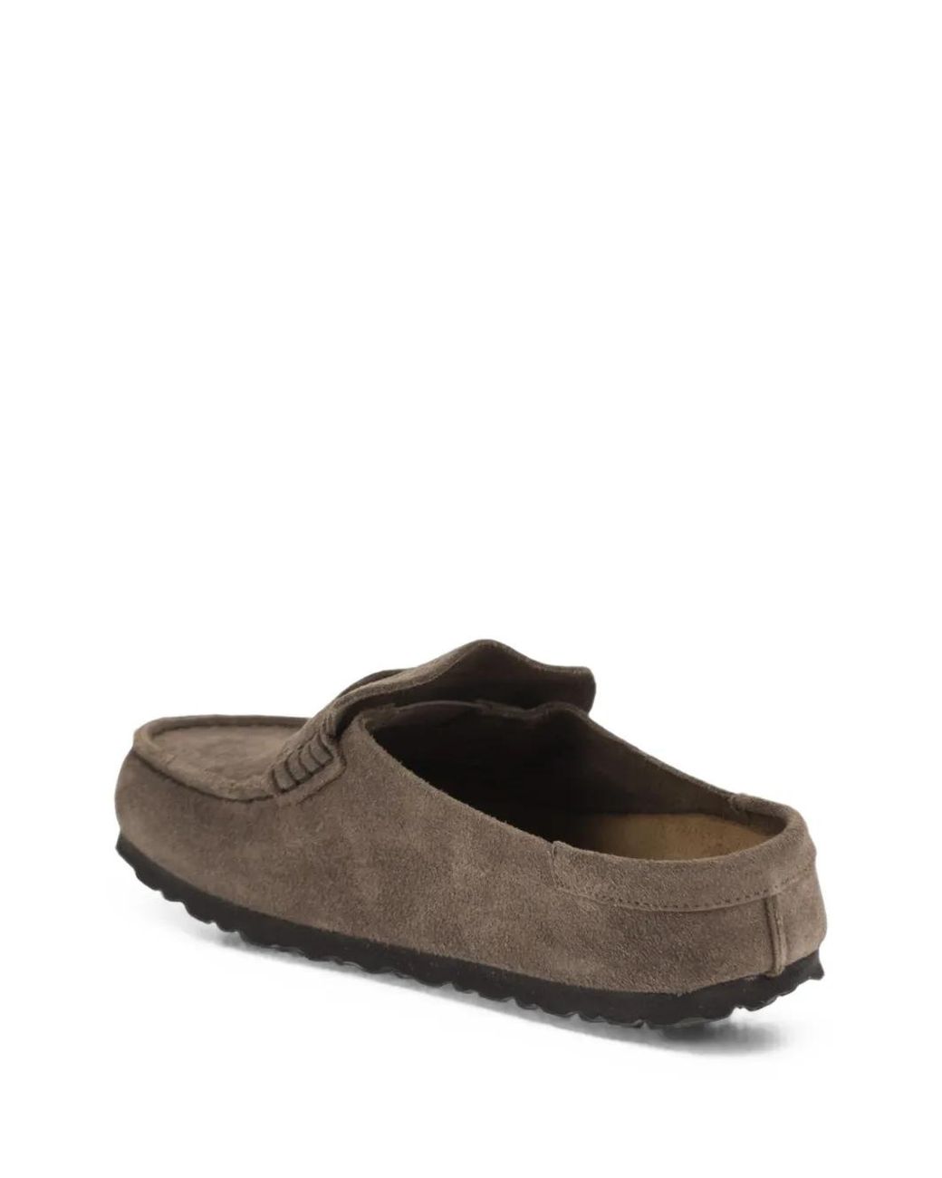 Birkenstock Brown Naples Calf Suede Mules