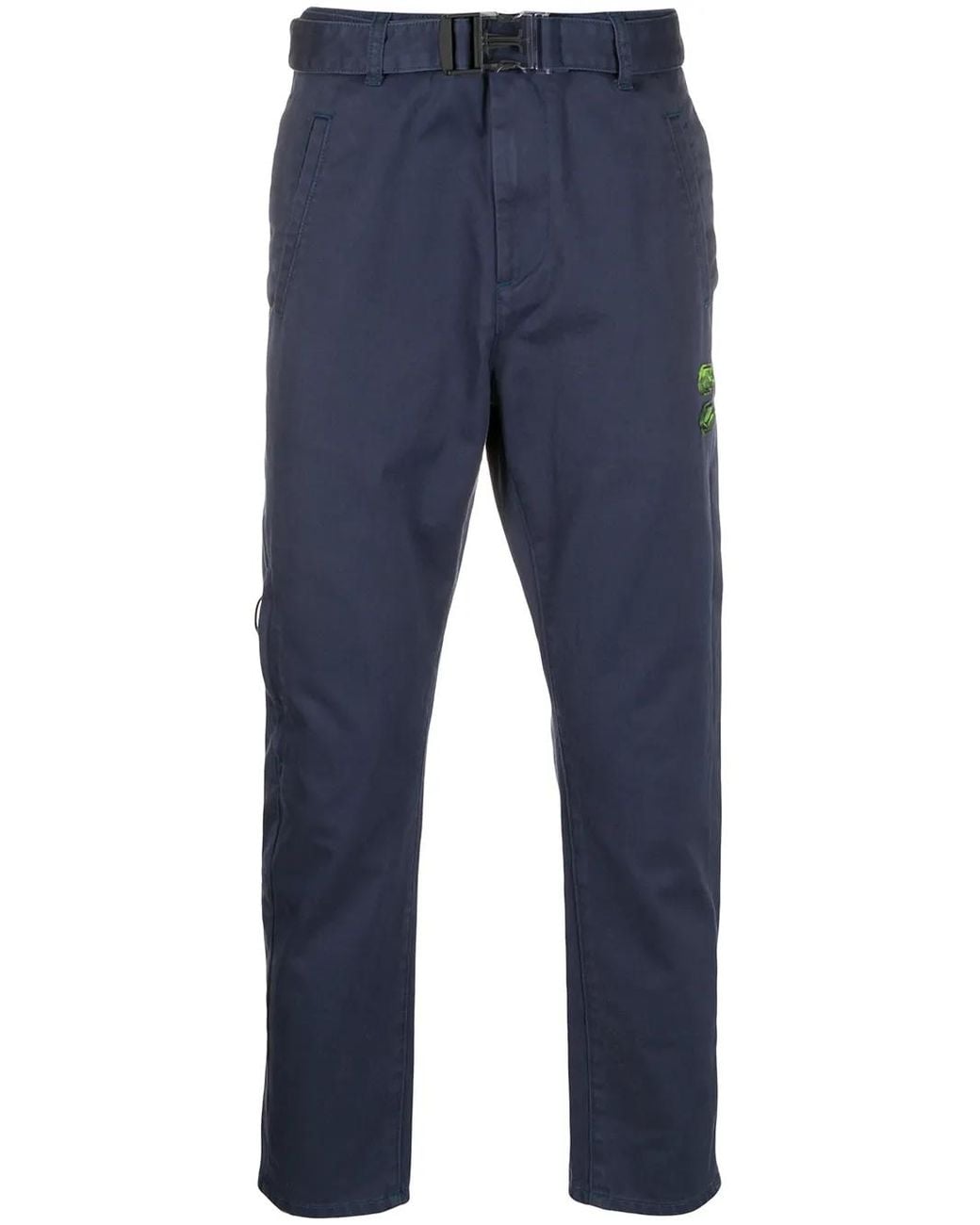 Off-White c/o Virgil Abloh Blue Straight-Leg Trousers for men