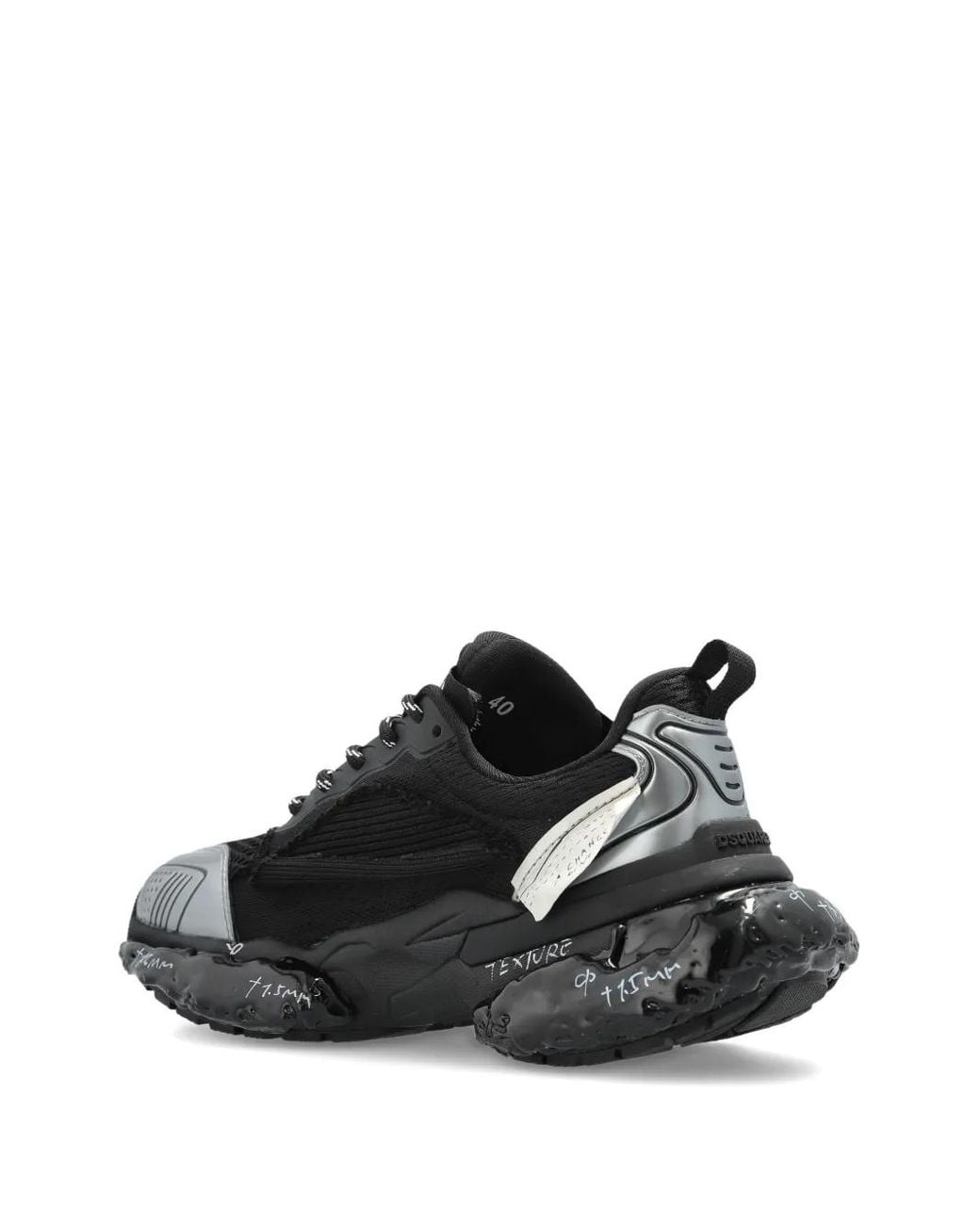 DSquared² Black Faster Sneakers