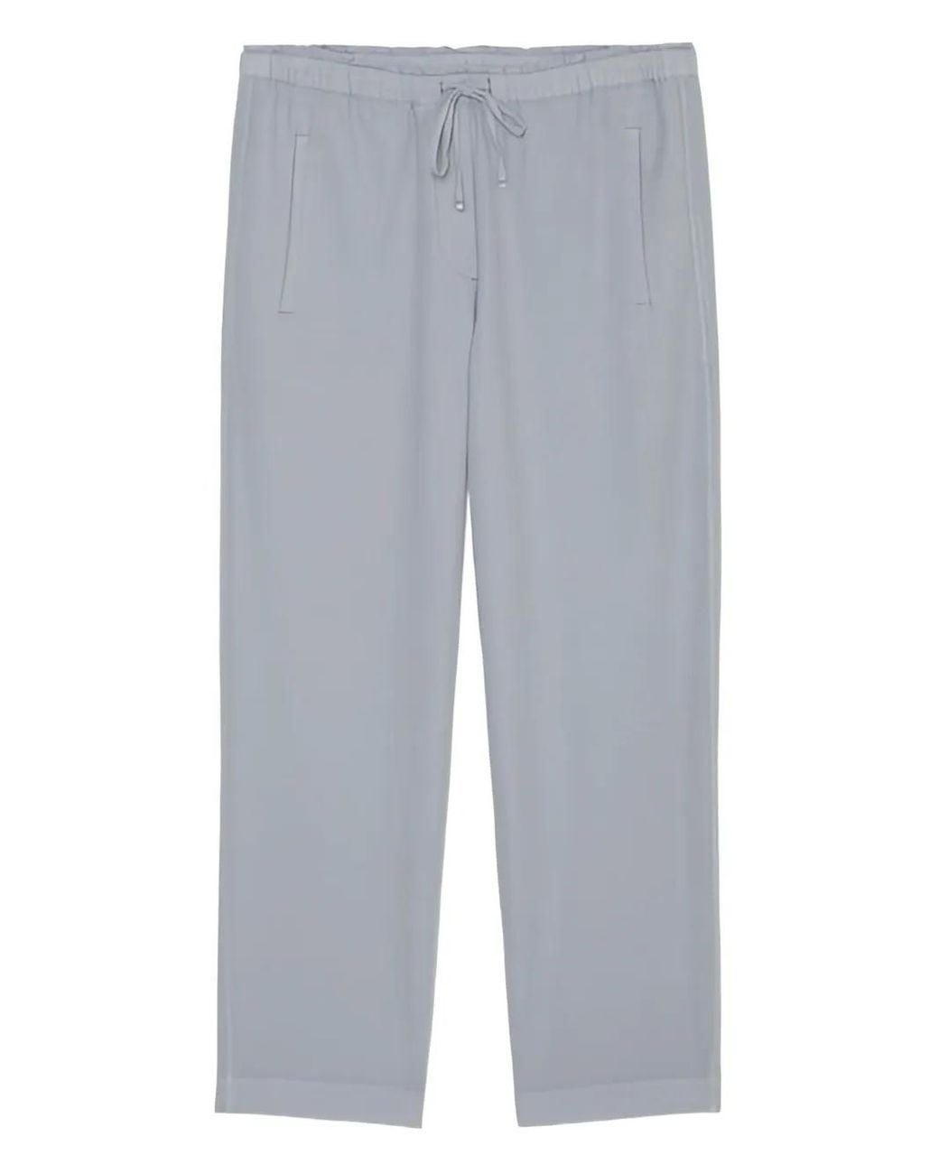 Marc O' Polo Blue Drawstring Cropped Trousers