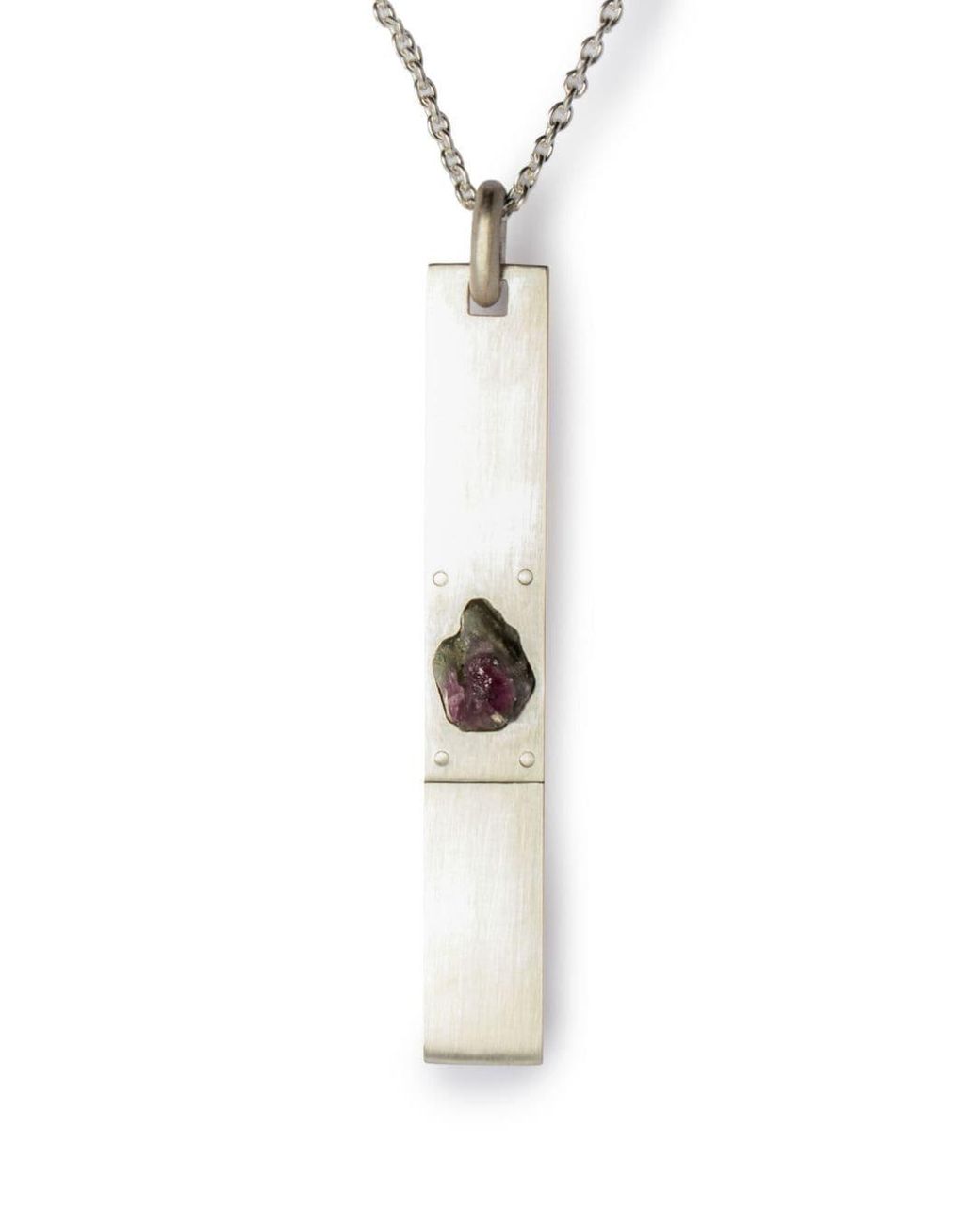 Parts Of 4 Tourmaline Amulet Necklace in White | Lyst
