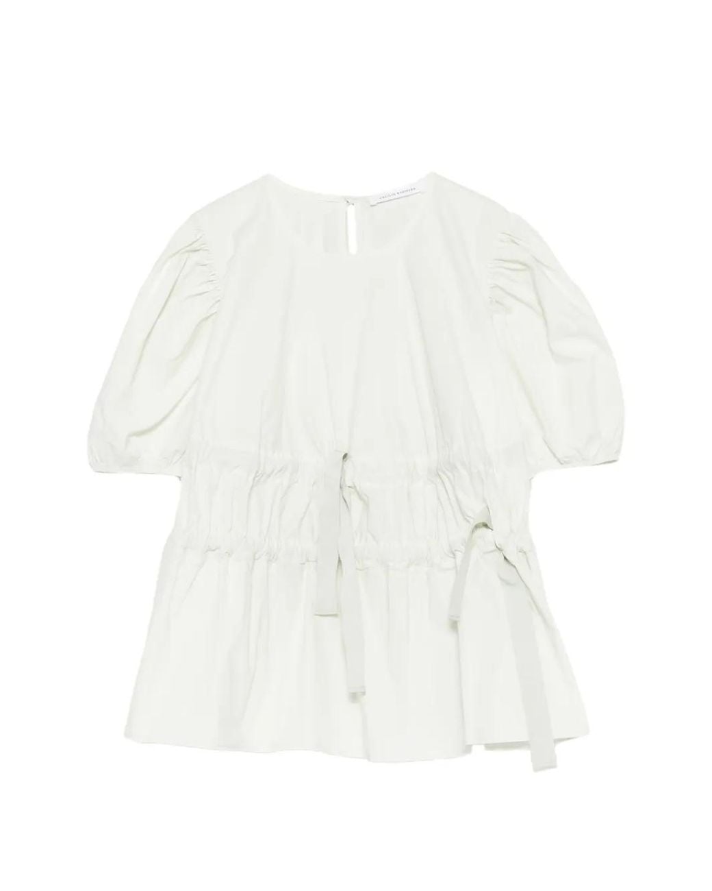 CECILIE BAHNSEN White Freya Top