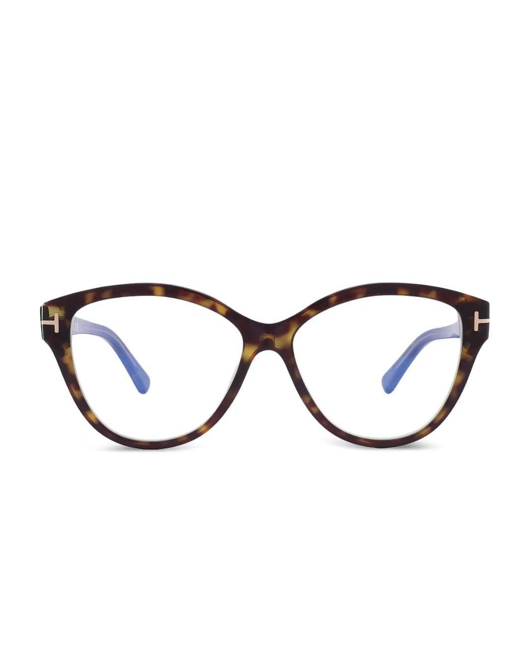 Tom Ford Brown Shield Brille Mit Vollrand