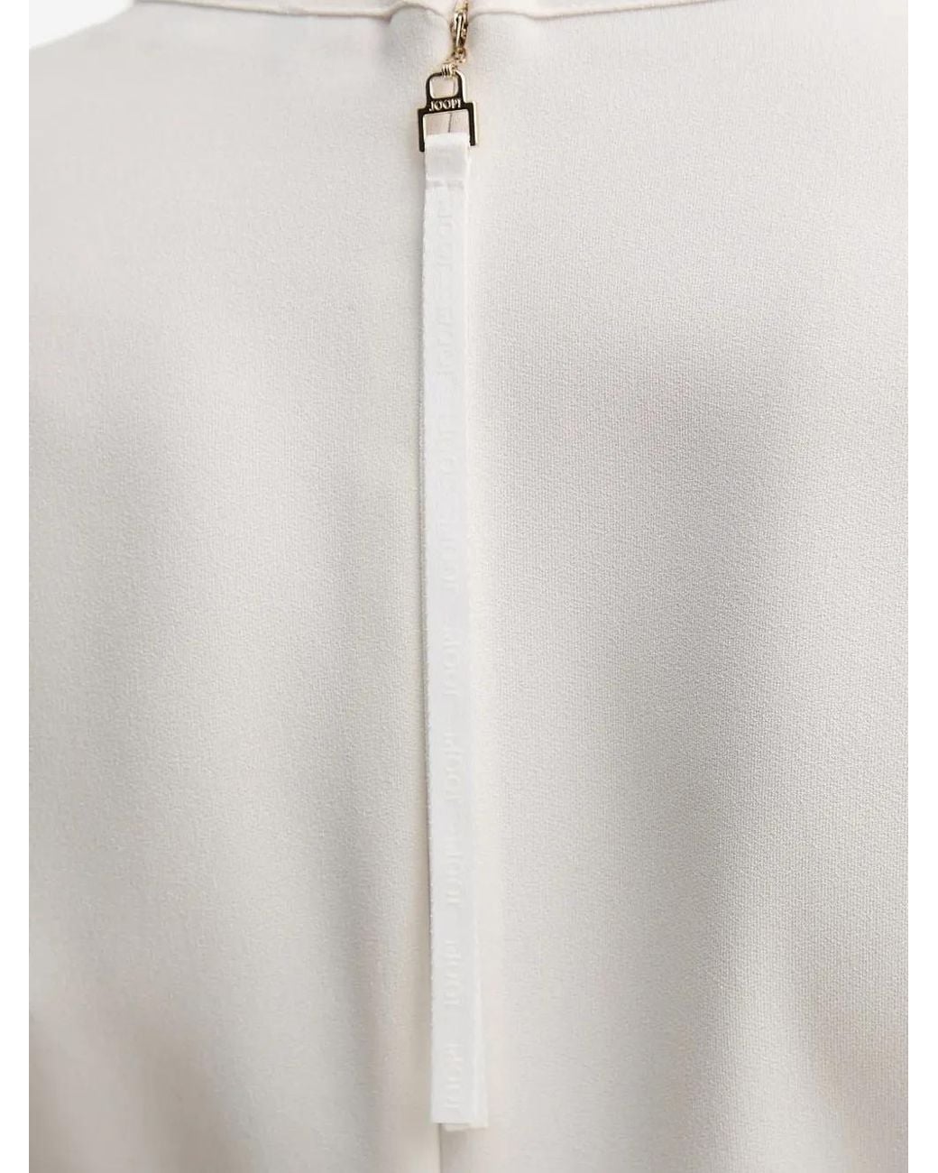 Joop! White Keyhole Neckline A-Line Dress