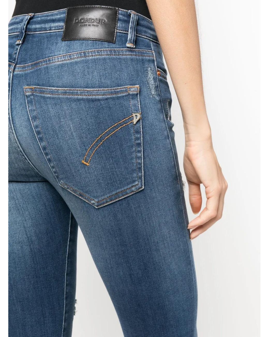 Vaqueros Skinny Iris Dondup de color Blue