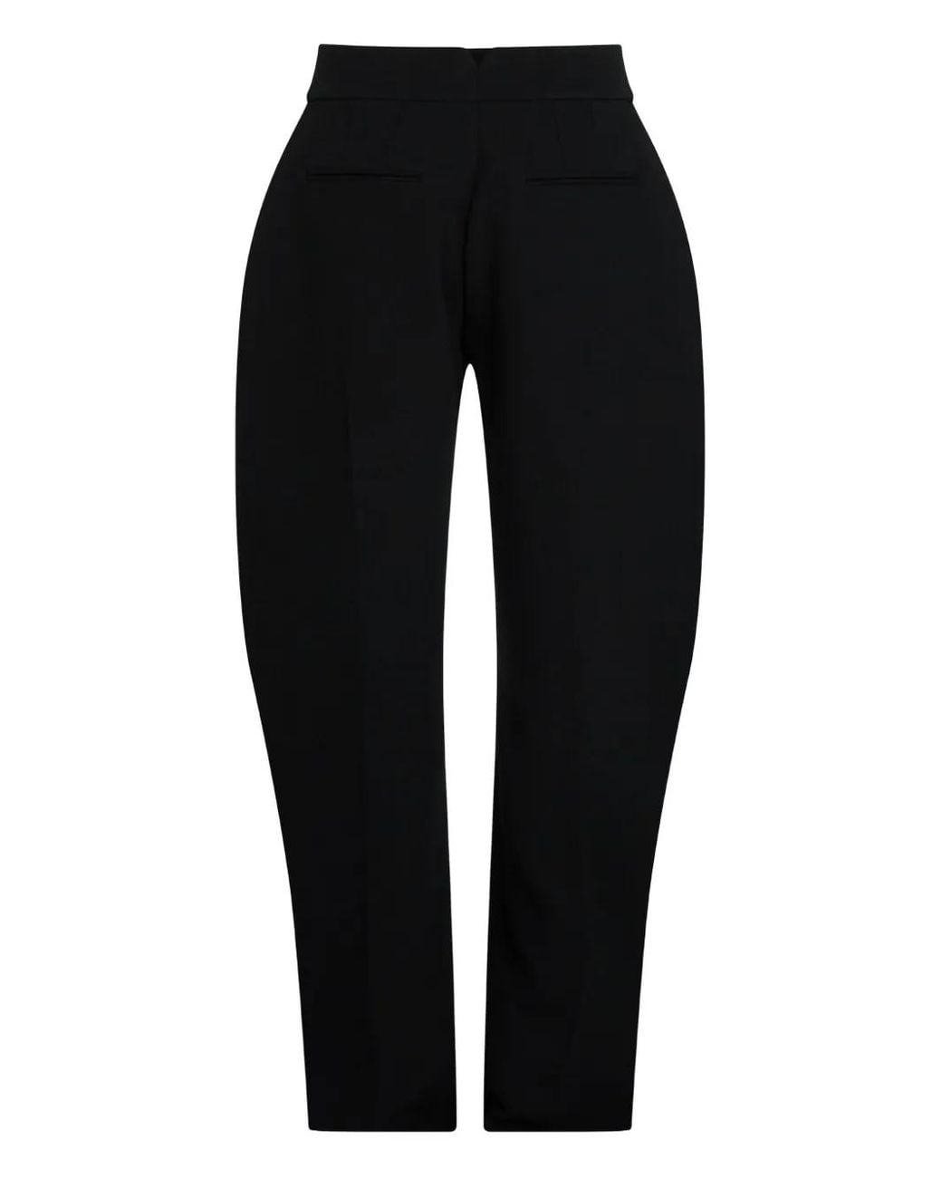 Karl Lagerfeld Black Karl Studio Wide-Leg High-Waisted Voluminous Trousers