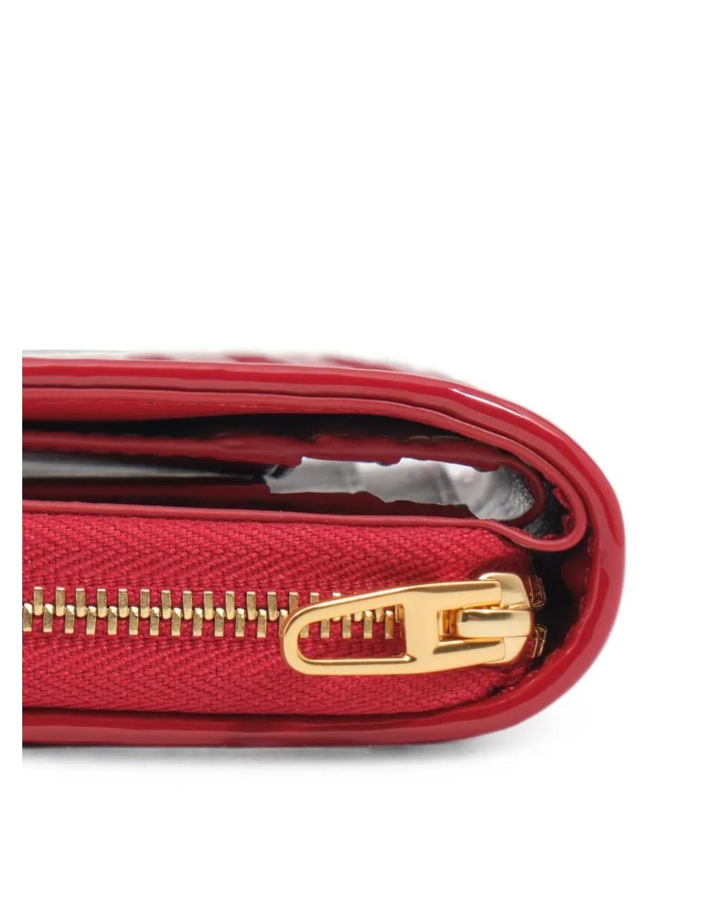 Bimba Y Lola Red Cherry Plaited Flap Purse