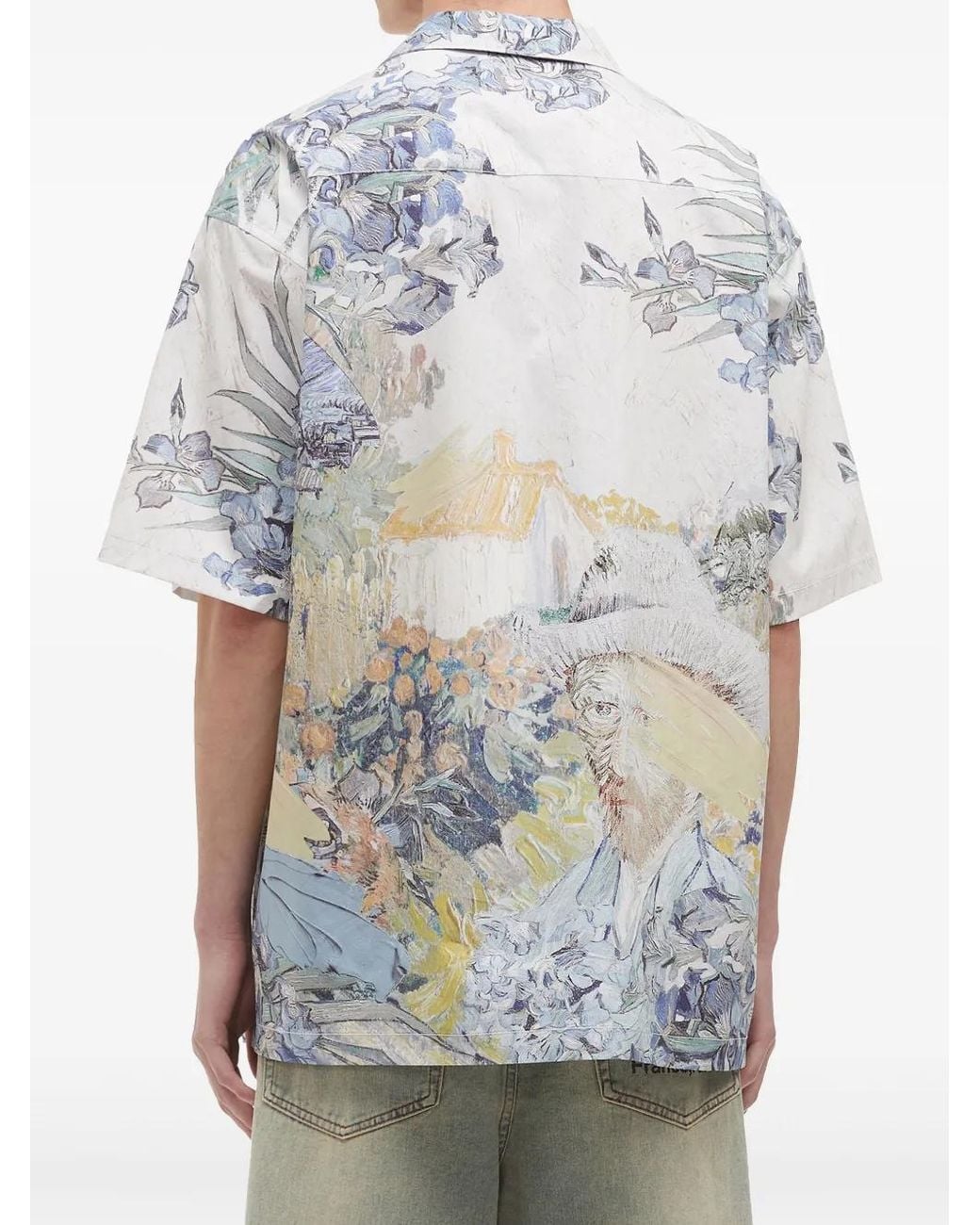 Musium Div. White Cotton Shirt for men
