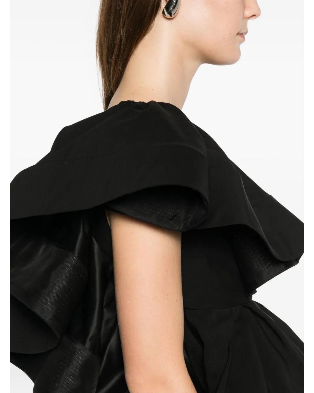 Viktor & Rolf Black Ruffled Blouse
