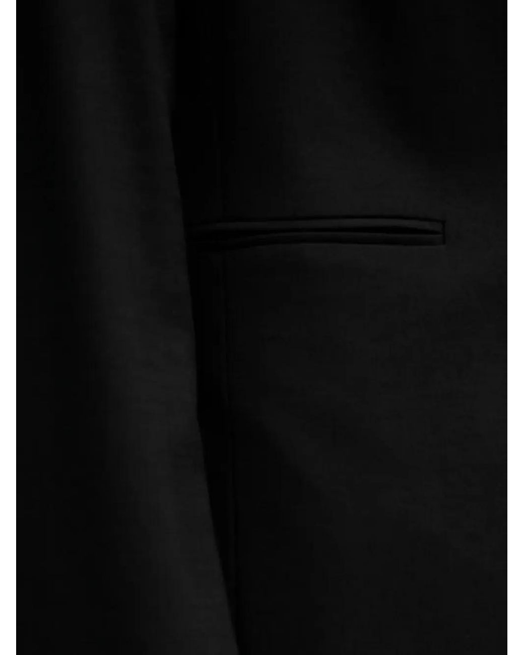 Benetton Black Buttoned Pocket Blazer