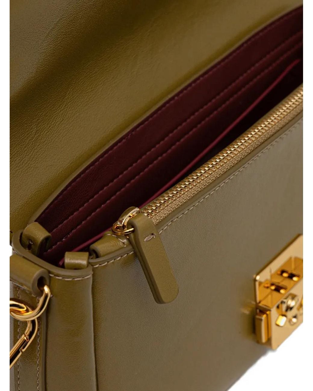 Coccinelle Metallic Medium C-Me Lock Shoulder Bag