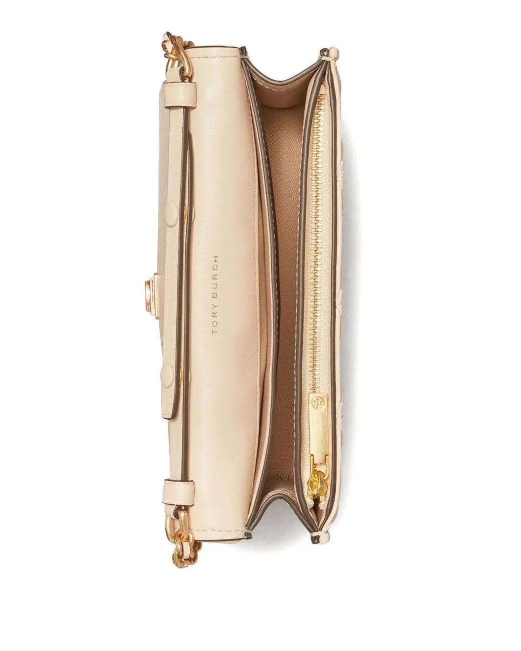Borsa A Tracolla di Tory Burch in Natural