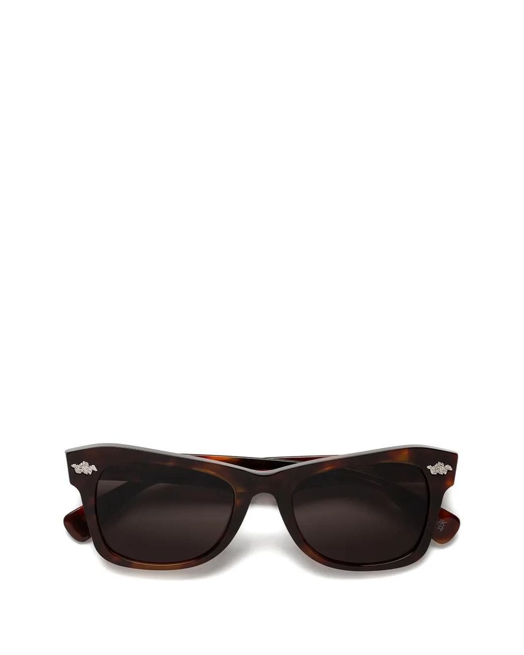 Marni Black Tortoiseshell-Effect Rectangle-Frame Sunglasses