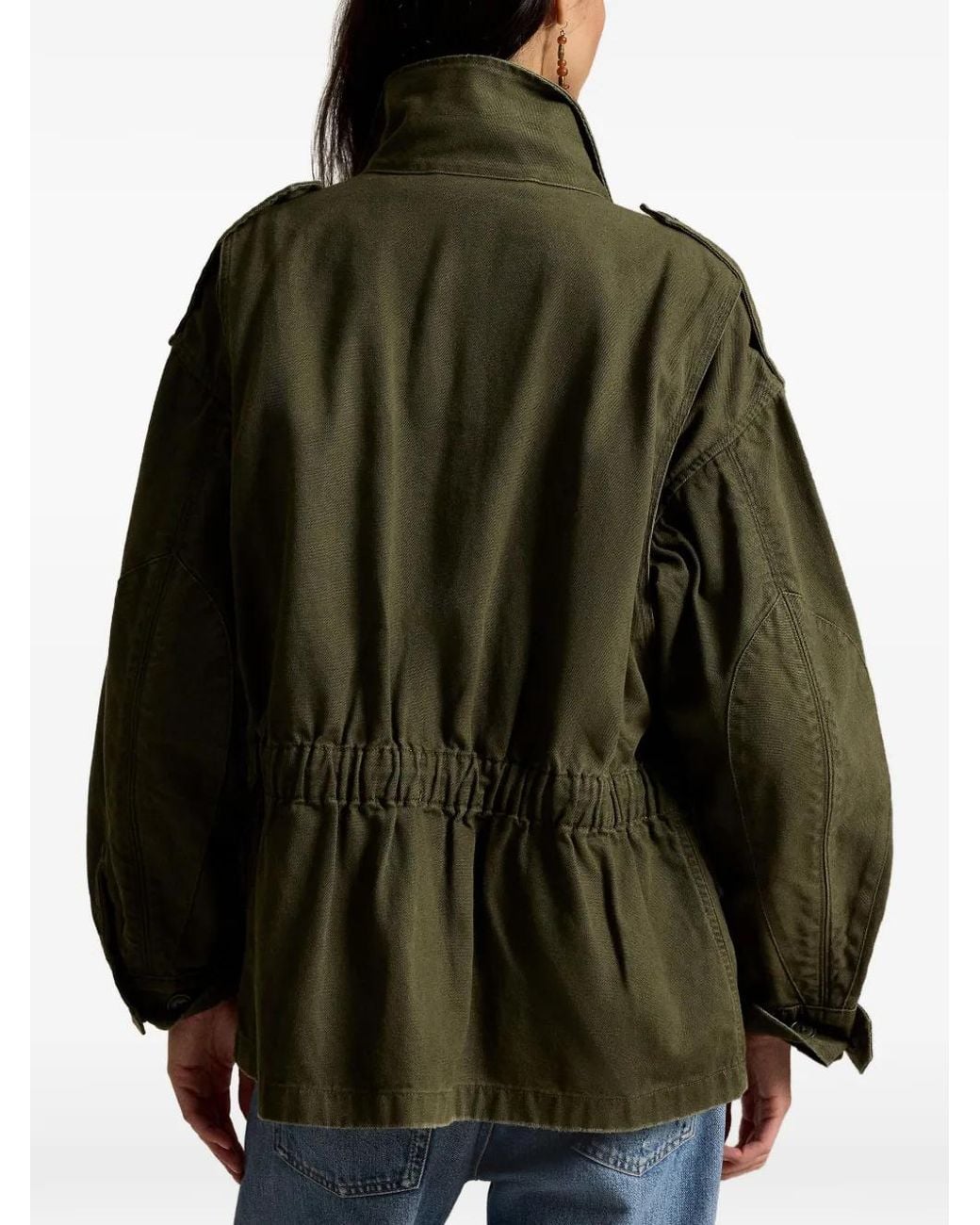 Polo Ralph Lauren Green Cropped Field Jacket