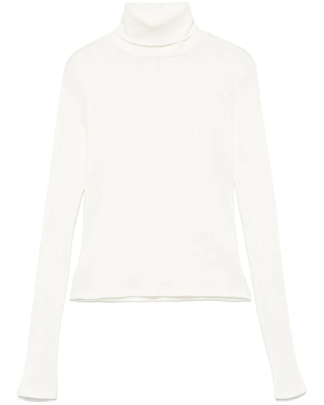 Top Con Cuello Vuelto Re/done de color White