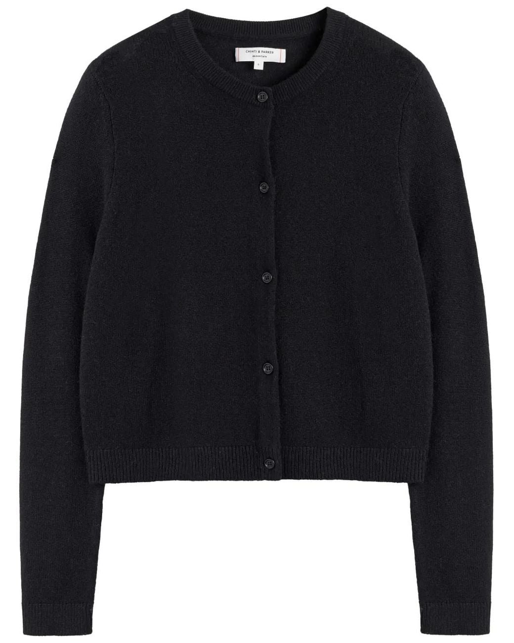Chinti & Parker Black Cashmere Cardigan