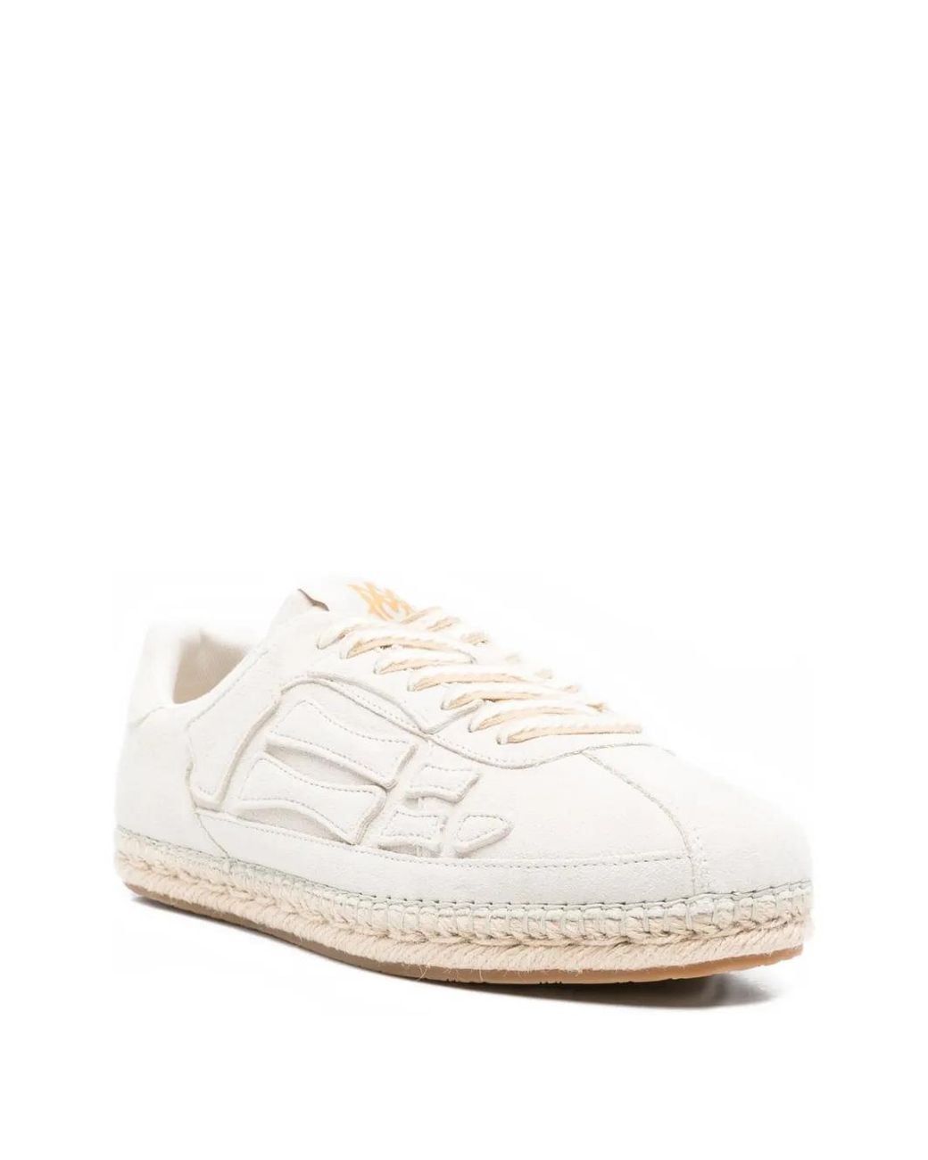 Amiri White Espadrille Pacific Bones Sneakers for men