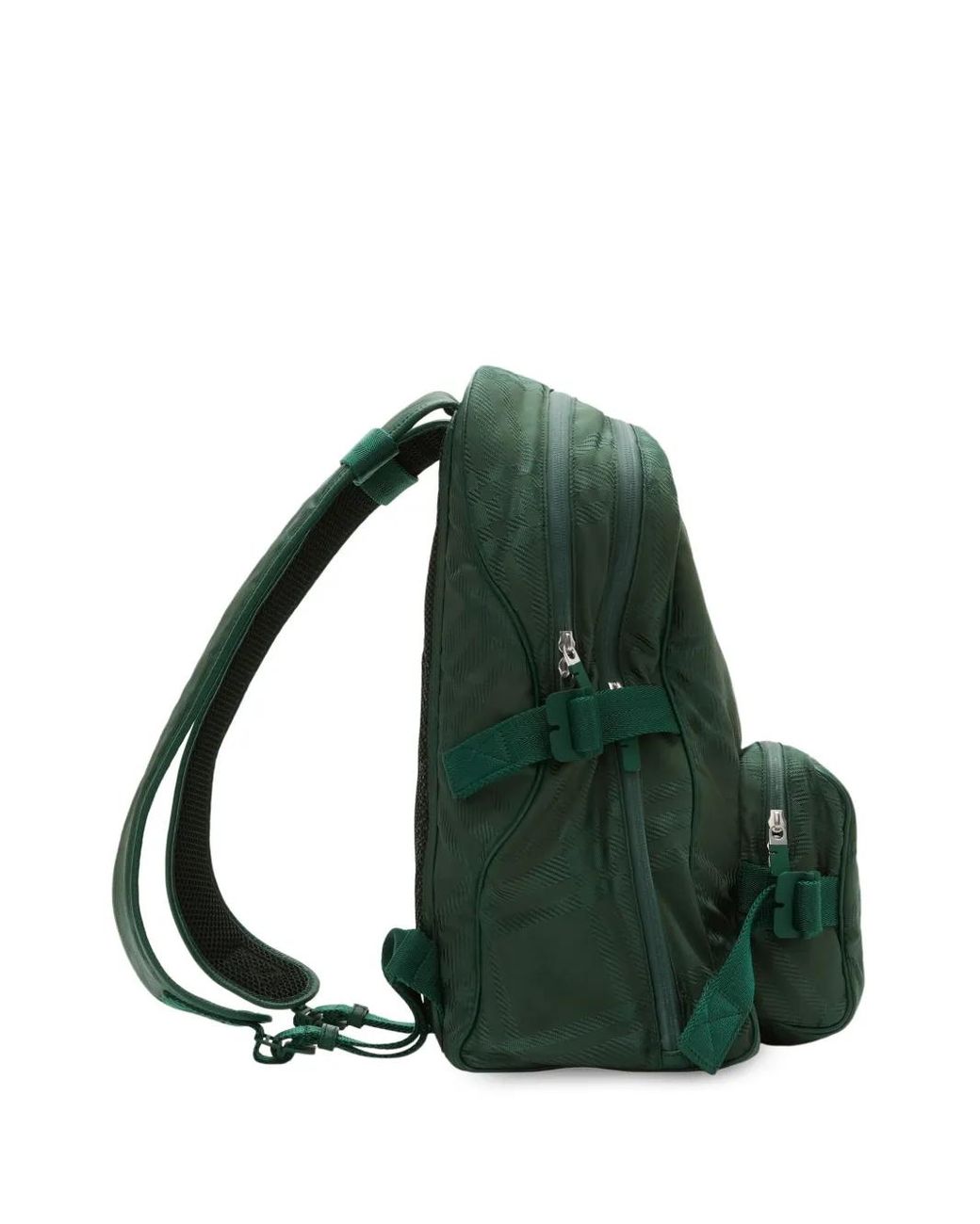 Burberry Green Jacquard Check Backpack for men