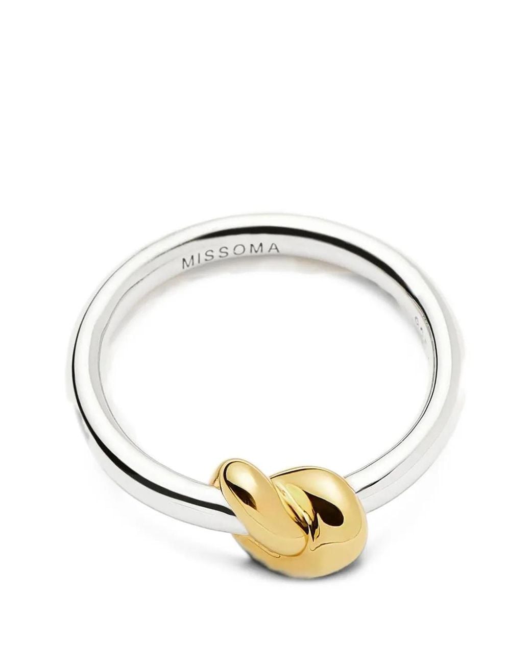 Missoma Metallic X Lucy Williams Knot Stacking Ring