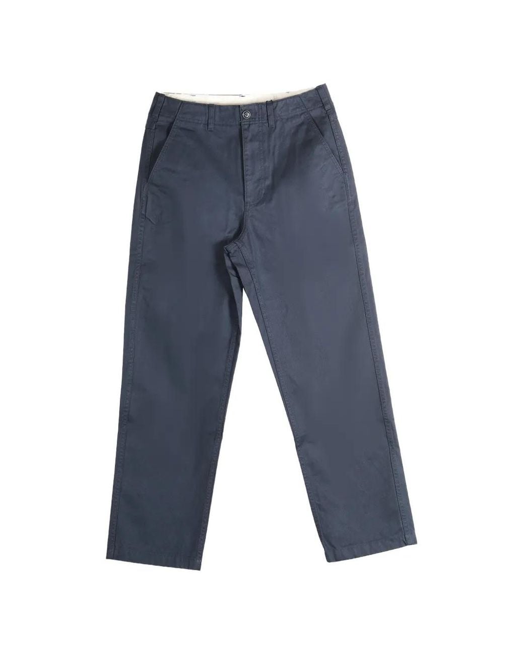 Stussy Blue Straight Trousers for men