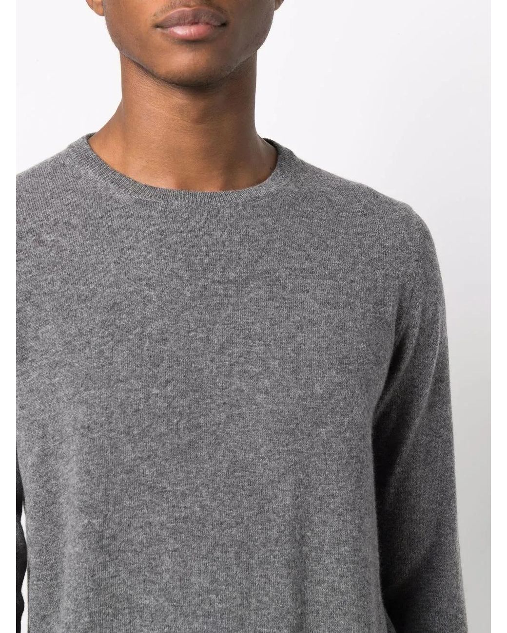 Pull À Col Ras Du Cou Zanone pour homme en coloris Gray