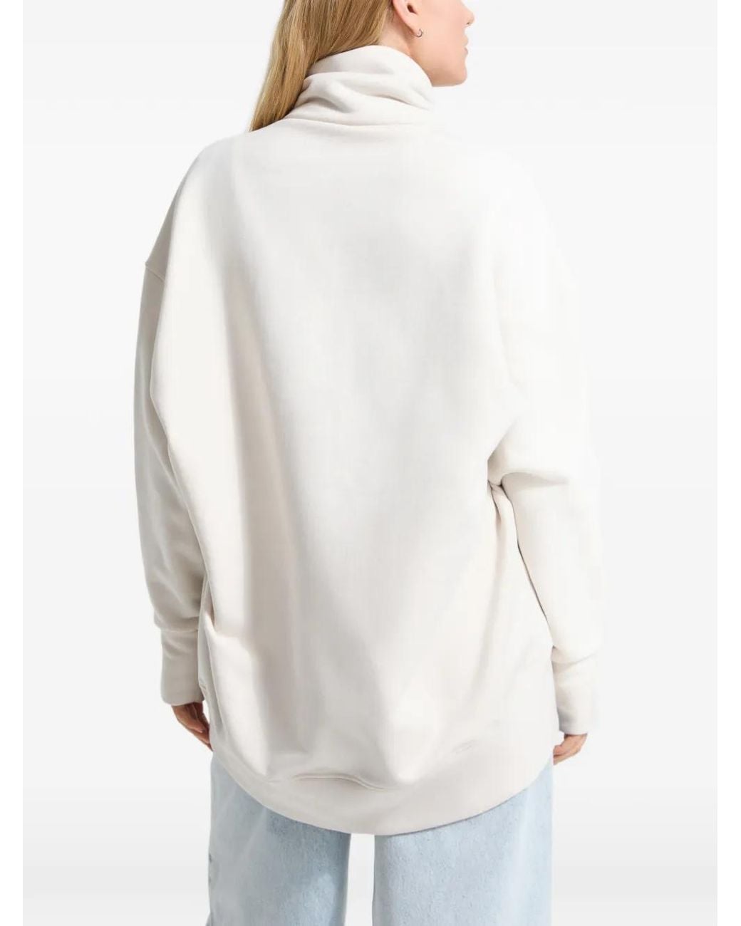 MARCELLA Blue Boerum Asymmetric Sweatshirt