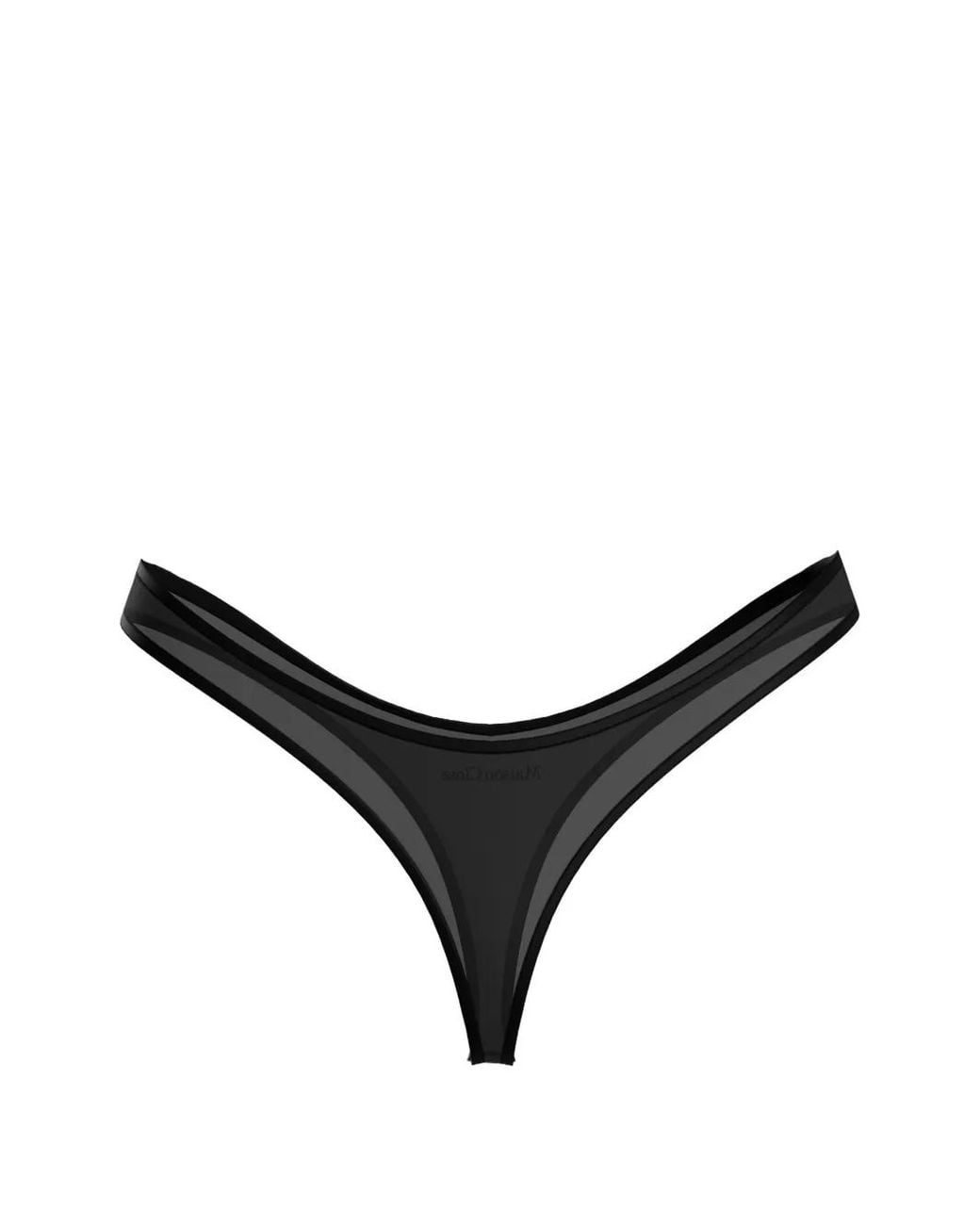 Maison Close Black La Parisienne Thong