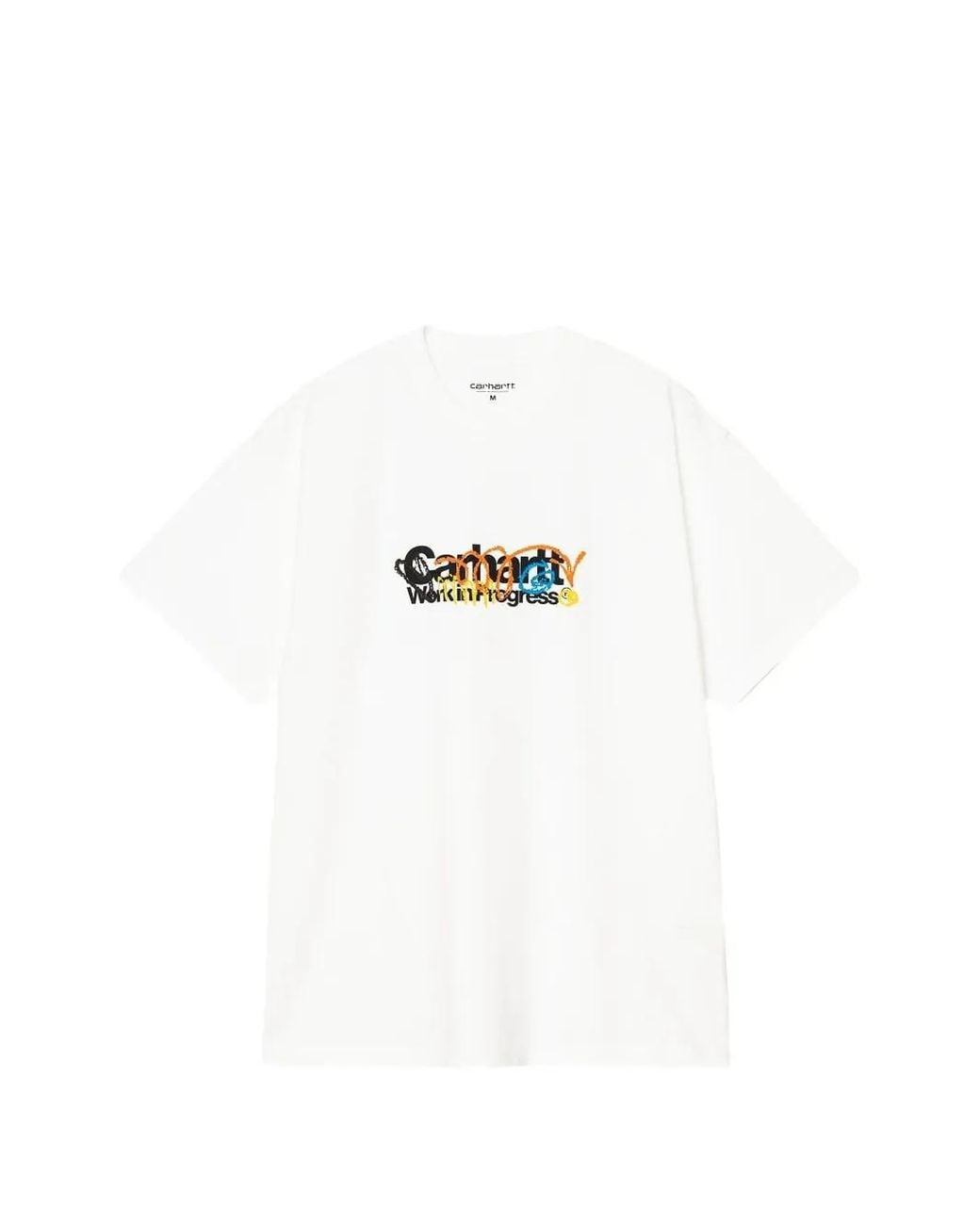 Carhartt White Short Sleeves "Primary" Organic Cotton T-Shirt for men