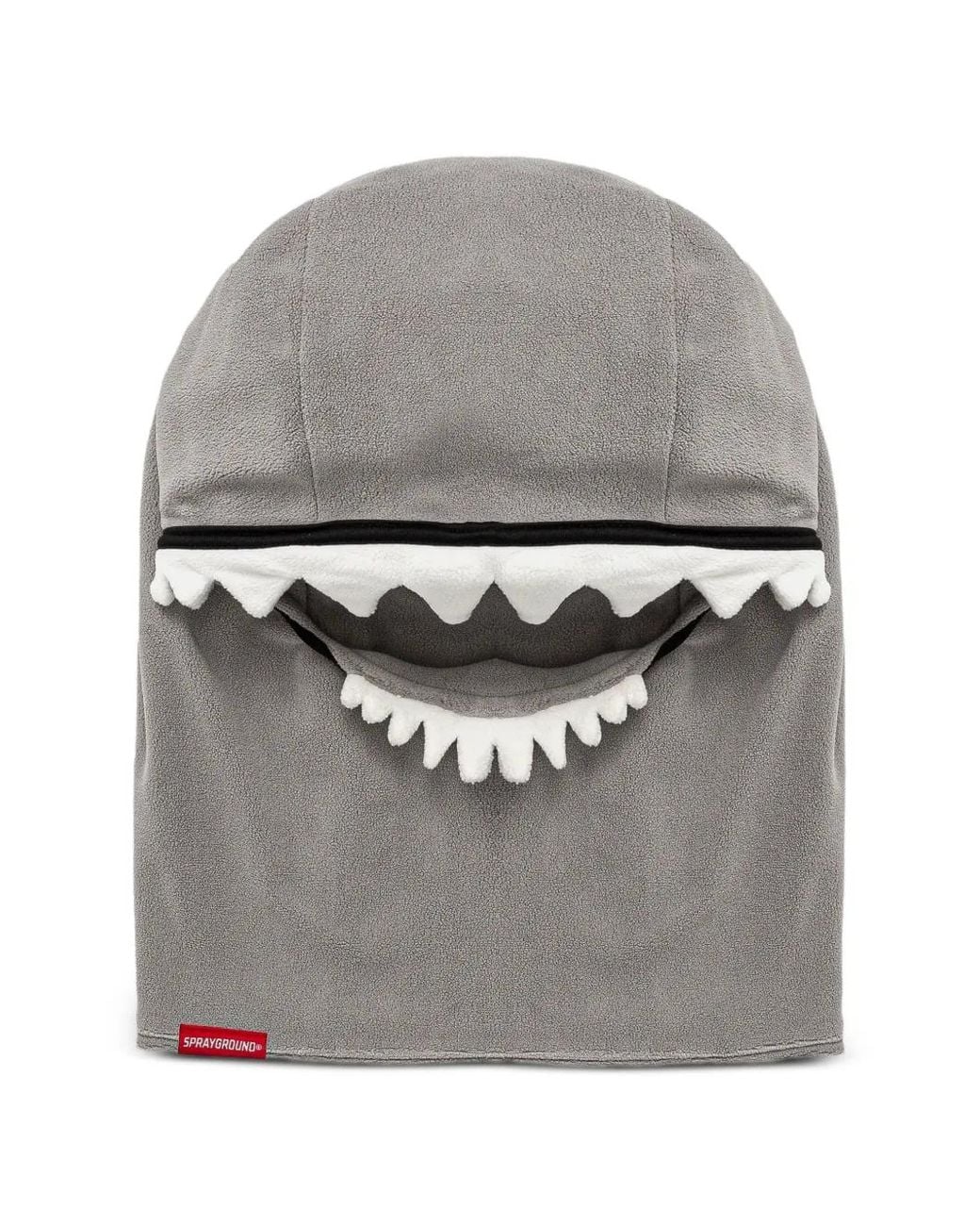 Sprayground Gray Shark-Mouth Balaclava