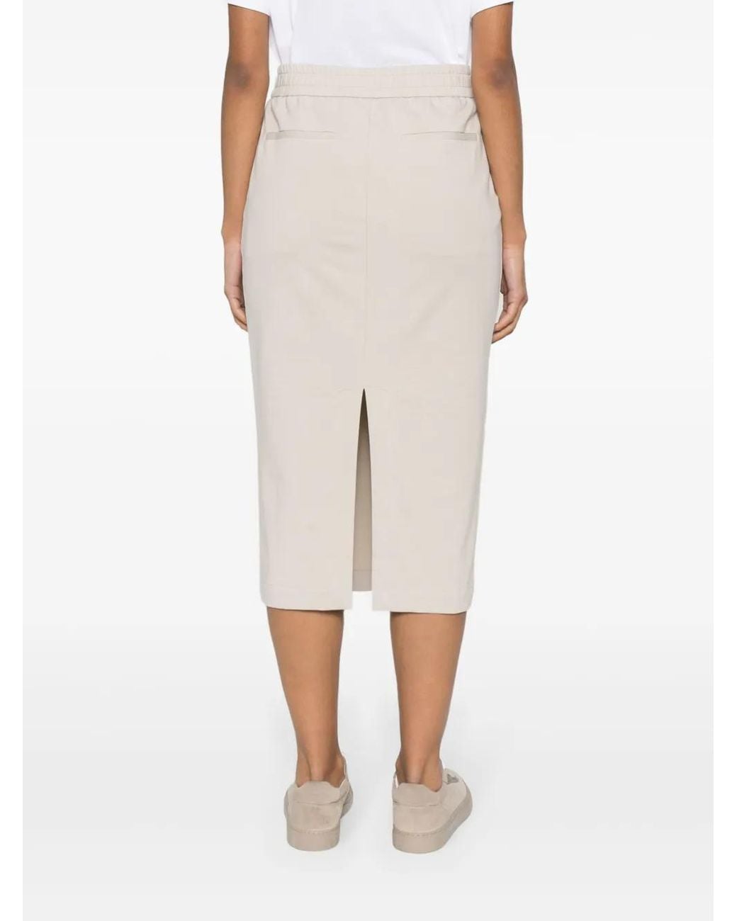 Brunello Cucinelli White Skirts