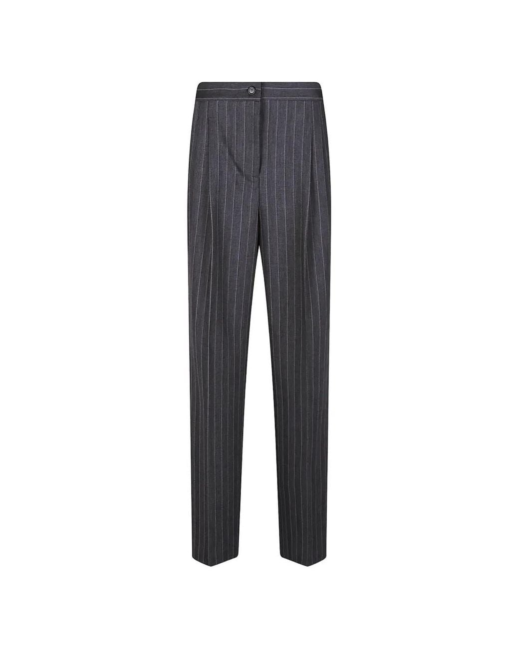 Pinko Blue Wide-Leg Trousers