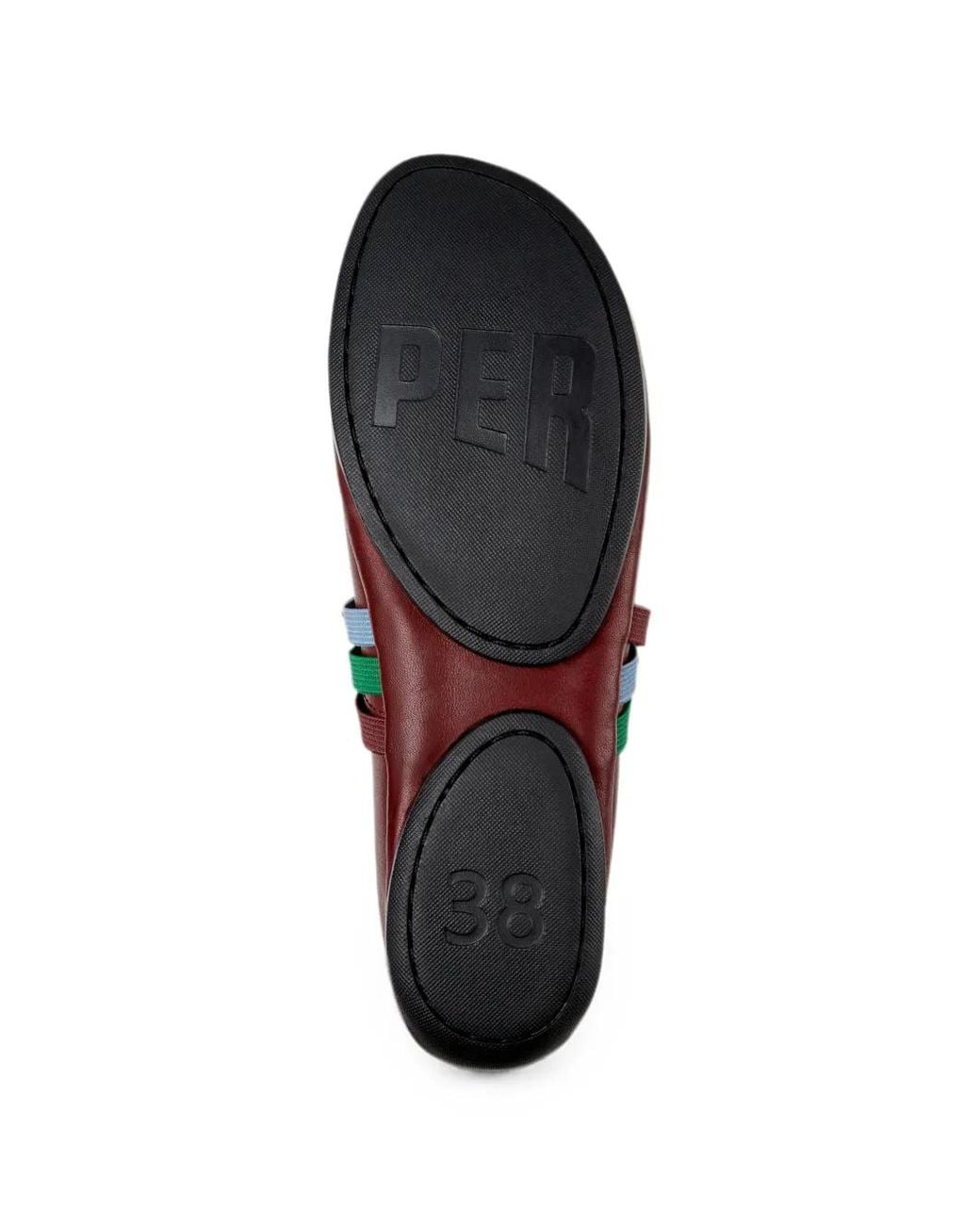 Camper Red Twins Ballet Flats