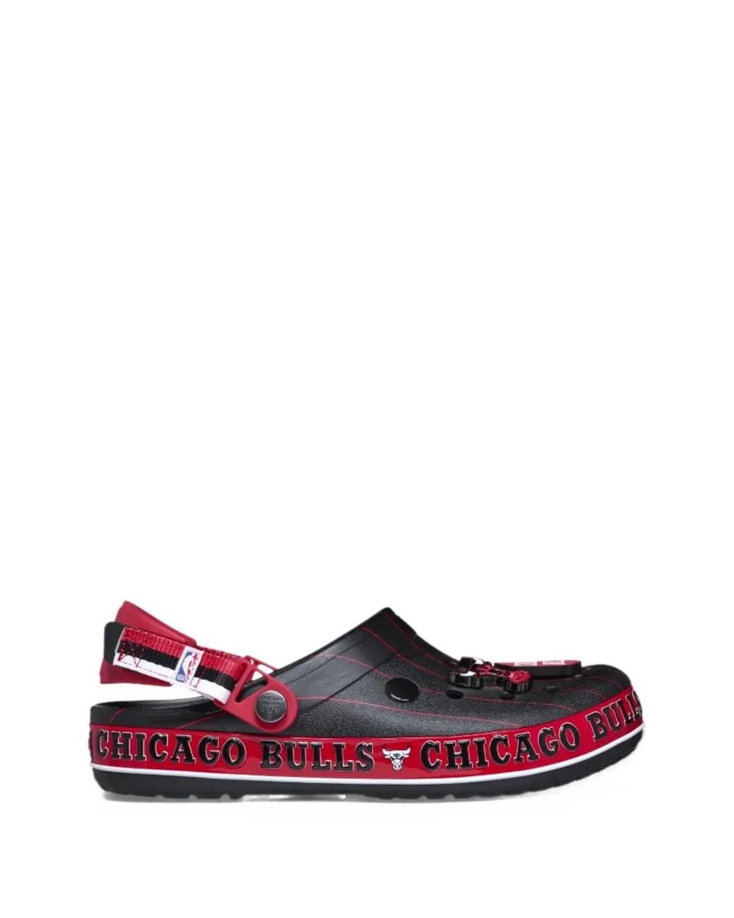 CROCSTM Red X Nba Chicago Bulls Crocband Logo-Detail Clogs for men
