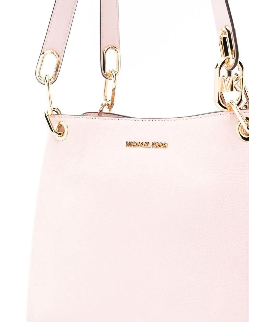 MICHAEL Michael Kors Pink Large Trisha Leather Shoulder Bag