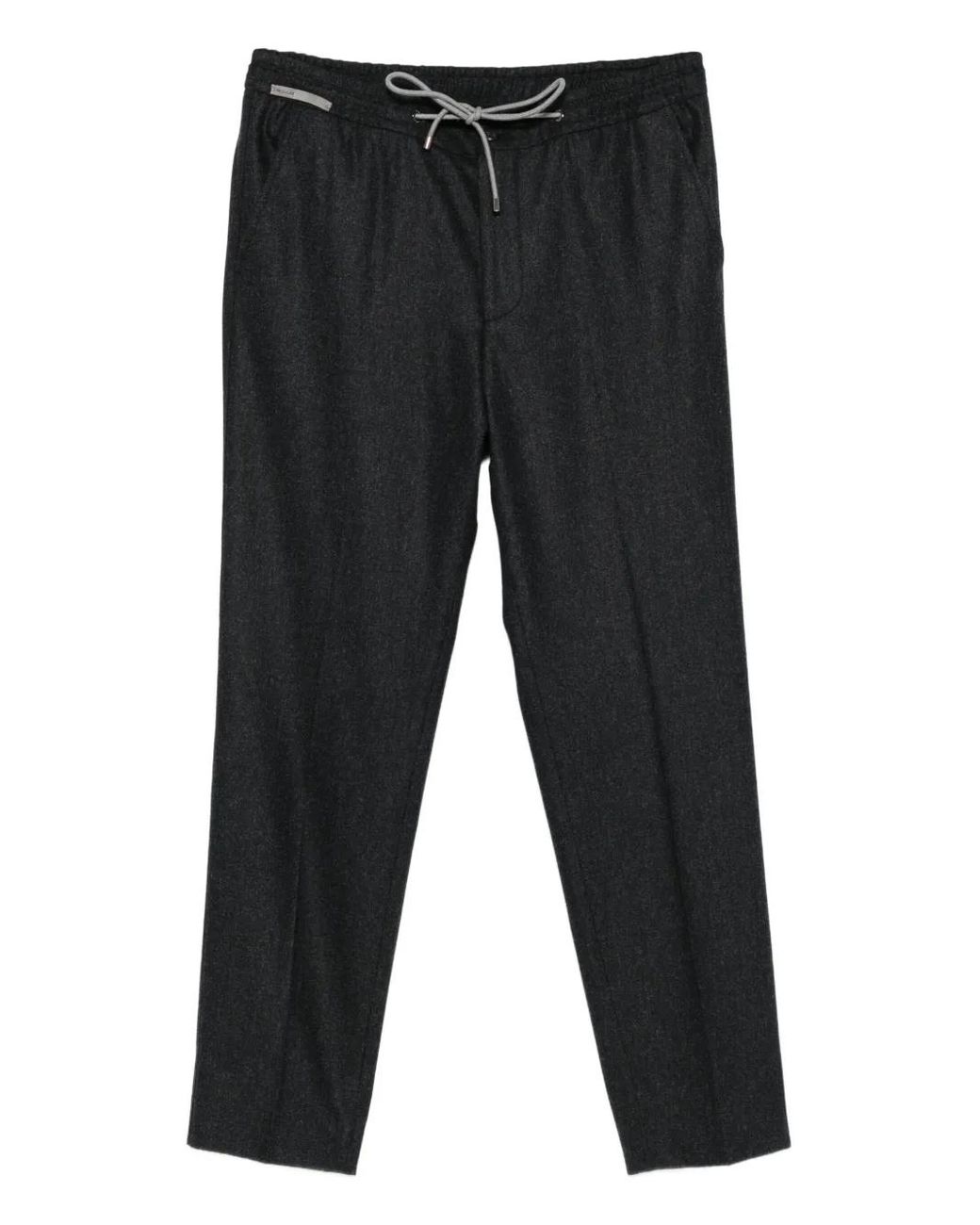 Corneliani Geruite Broek in het Black voor heren
