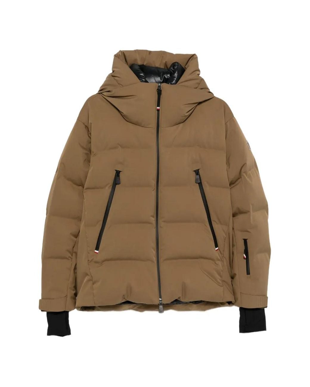 Moncler Natural Fellberg Quilted Ski Jacket for men