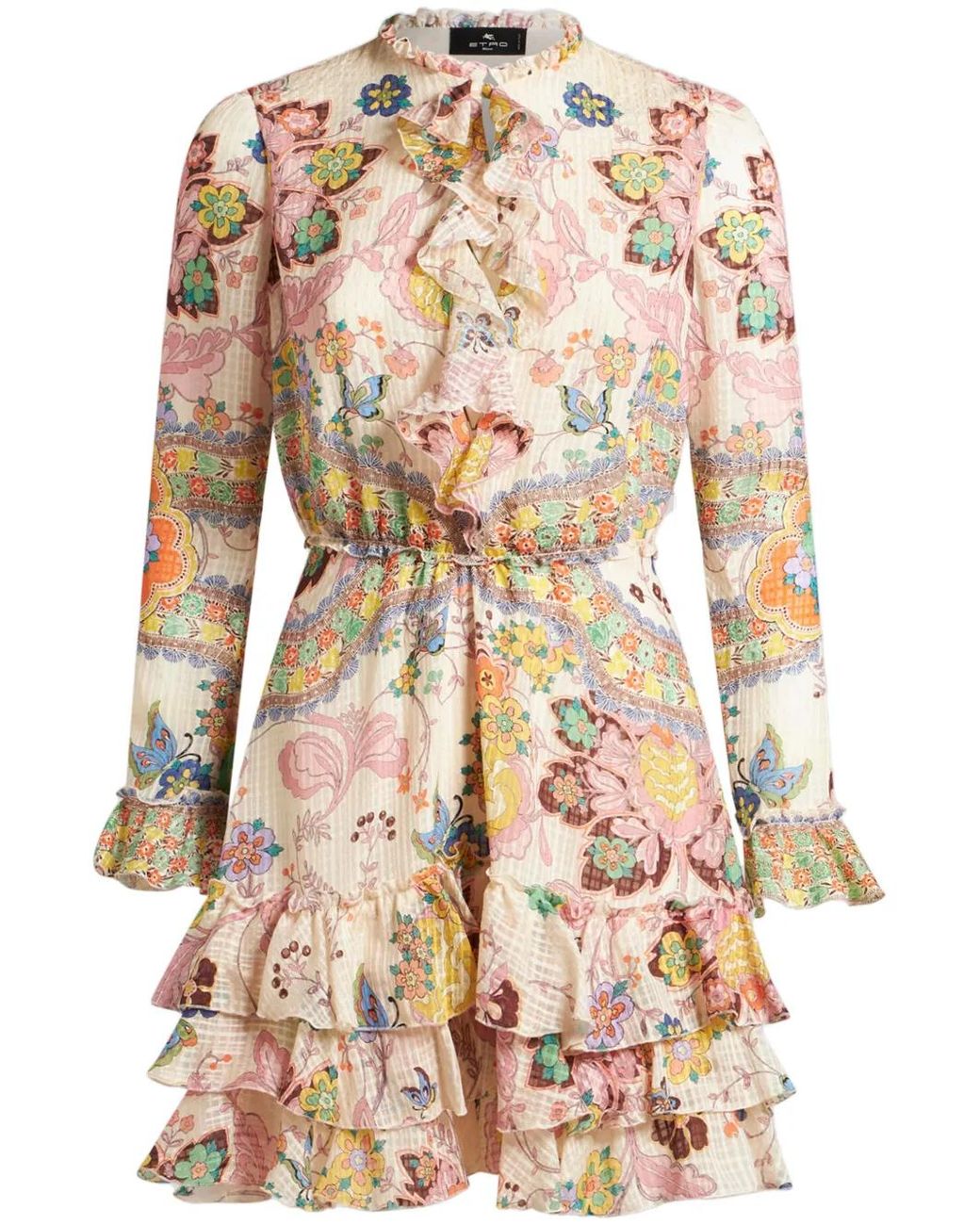 Etro White Mini Dress