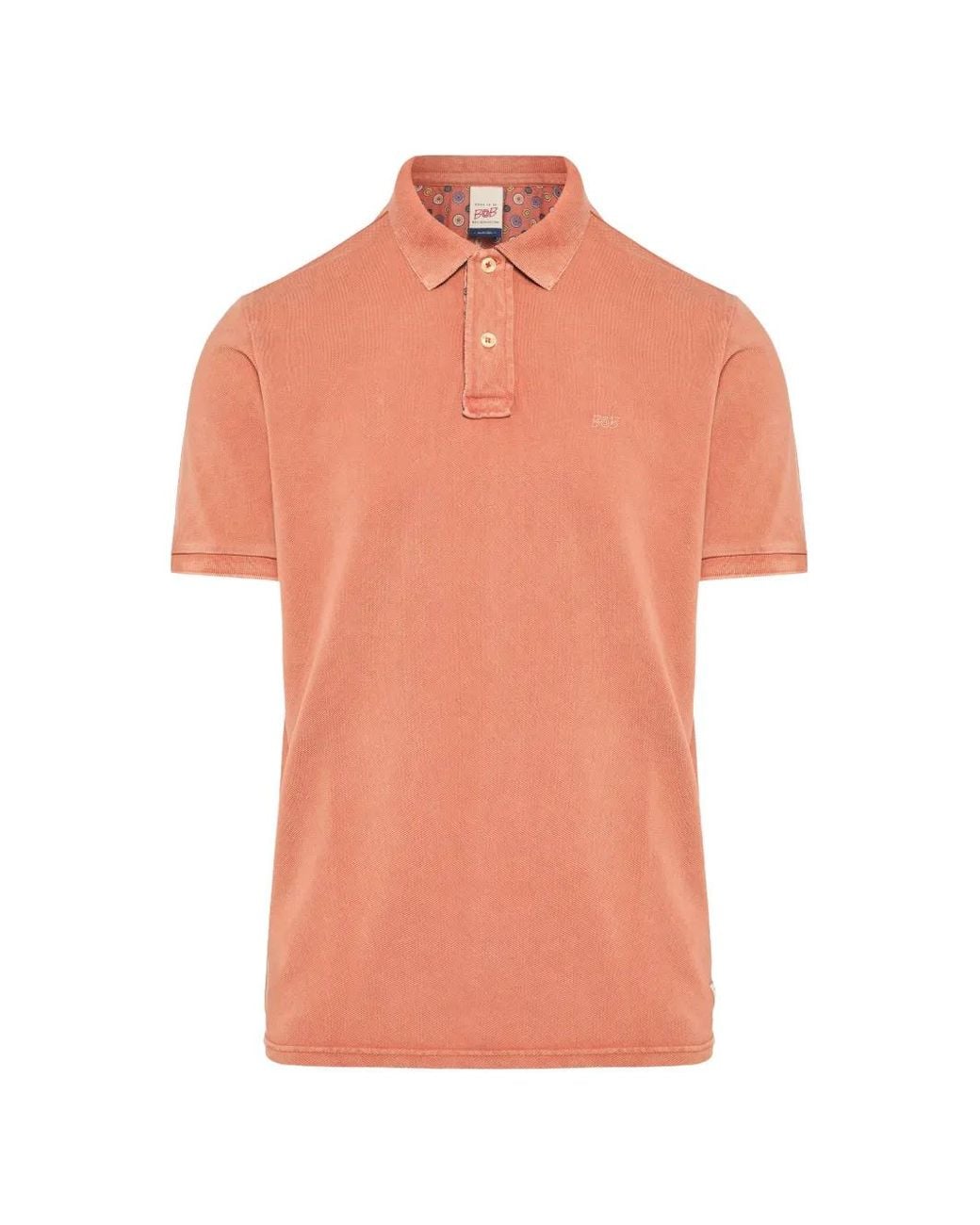 Polo Con Logo Bordado Bob de hombre de color Pink
